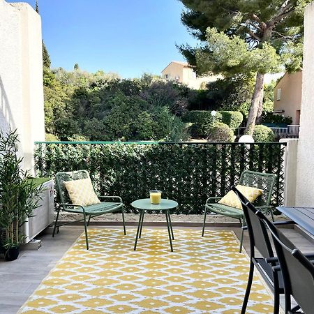 Studio 110 Grande Terrasse Proche Mer Bandol Buitenkant foto